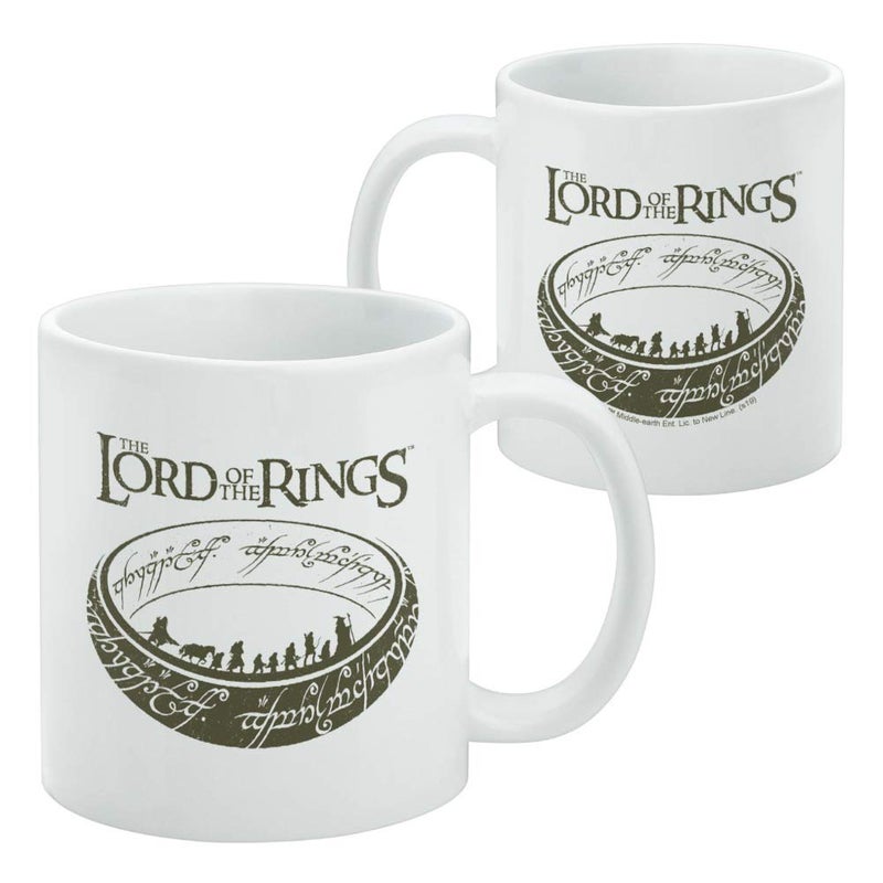 GRAPHICS & MORE THE LORD OF THE RINGS The Journey Ceramic Coffee Mug, Novelty Gift Mugs for Coffee, Tea and Hot Drinks, 11oz, White - Image 2